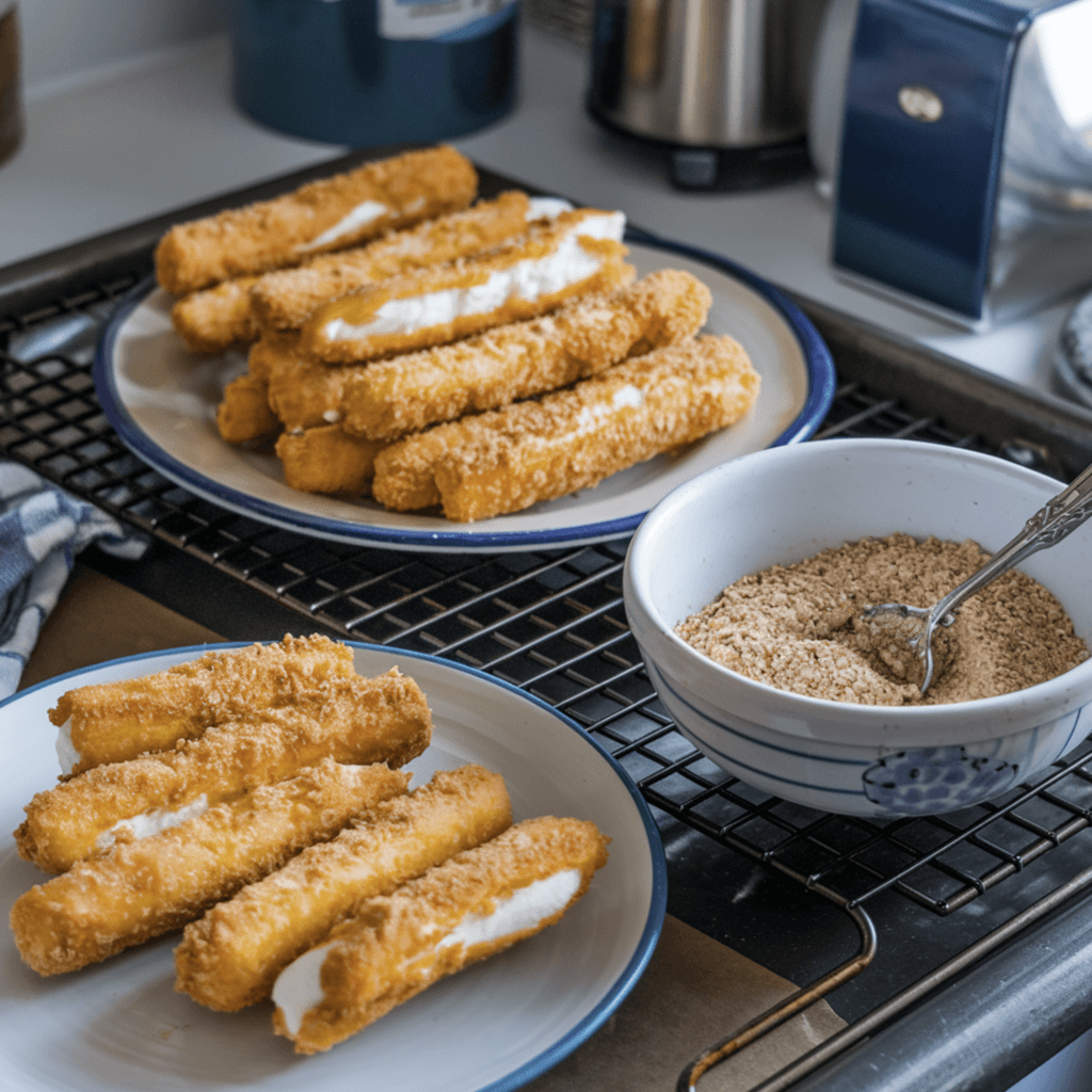 Keto Mozzarella Sticks