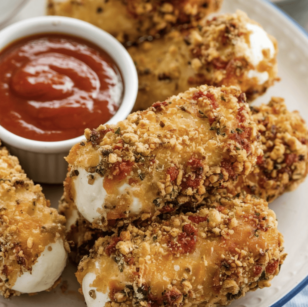 Keto Mozzarella Sticks