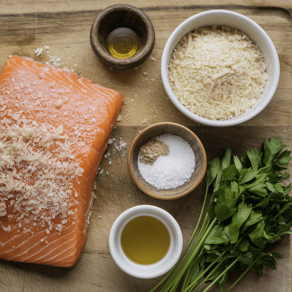 Parmesan Crusted Salmon Ingredients