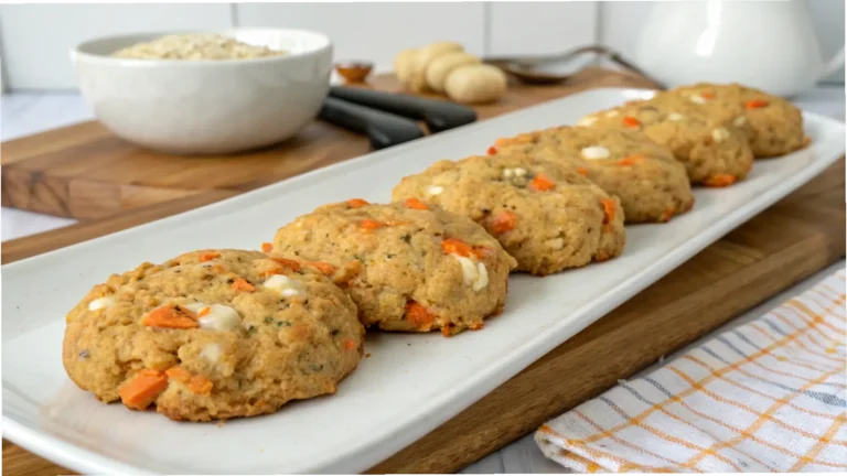 Carrot Cake Cottage Cheese Cookies
