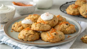 Carrot Cake Cottage Cheese Cookies