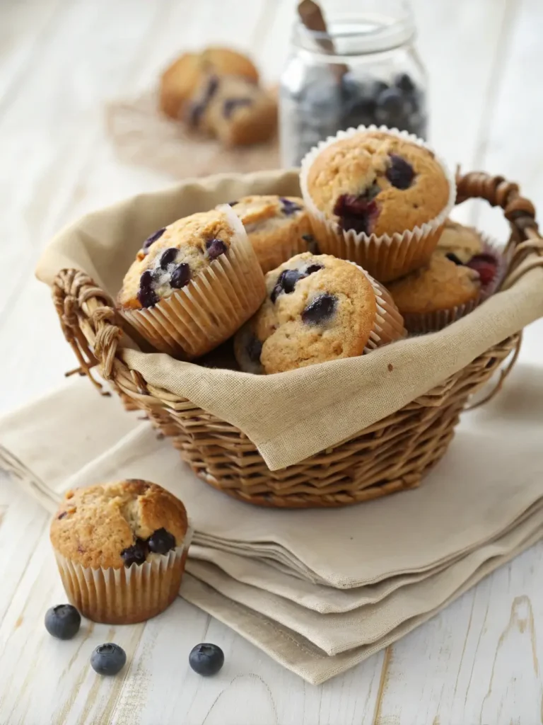 Healthy Blueberry Muffins