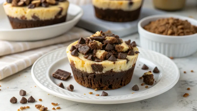 Loaded Brownie Cheesecake Cups