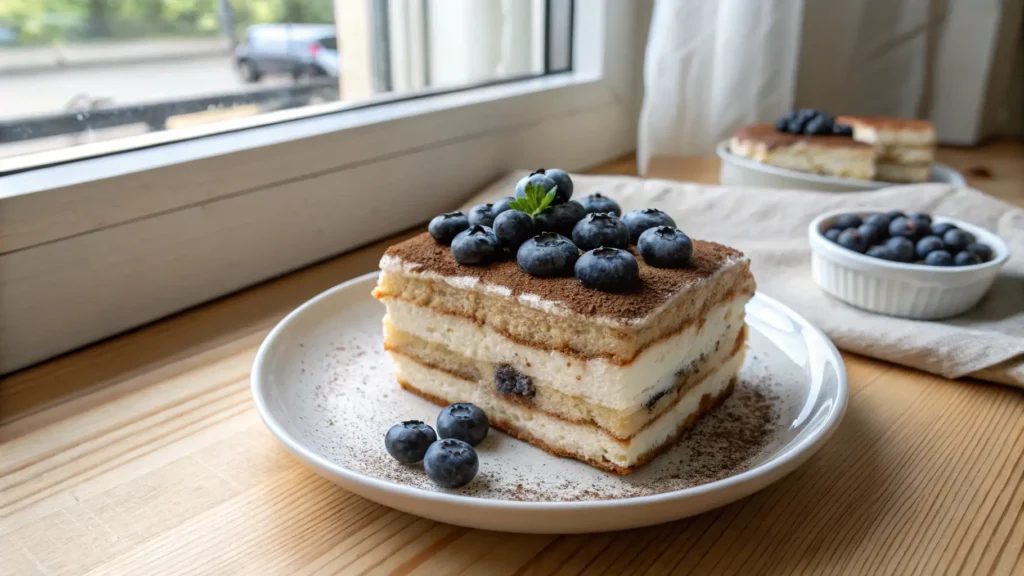 Blueberry Tiramisu