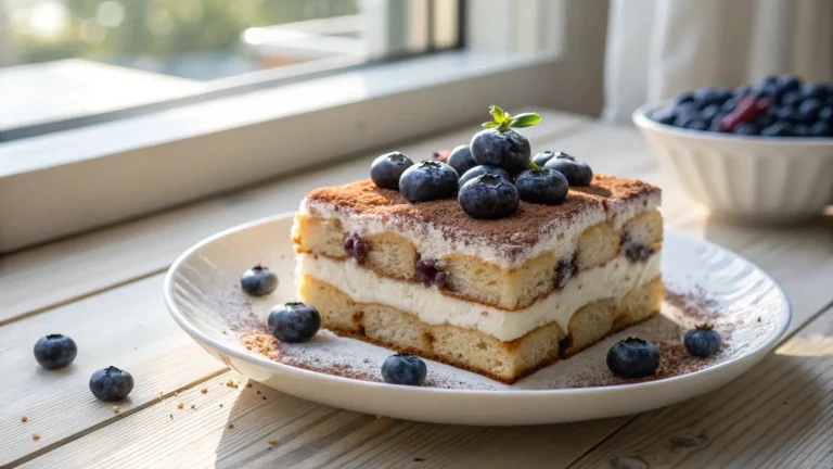 Blueberry Tiramisu