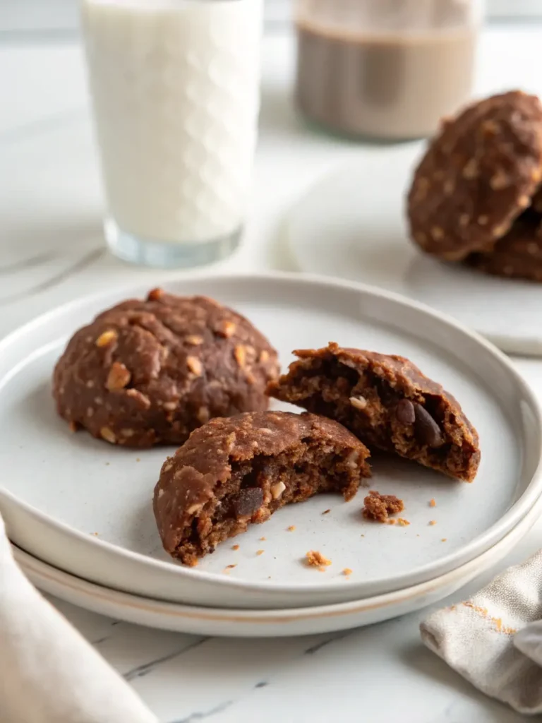 No-Bake Chocolate Peanut Butter Cookies