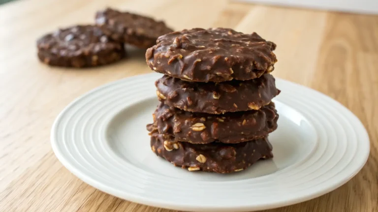 No-Bake Chocolate Peanut Butter Cookies