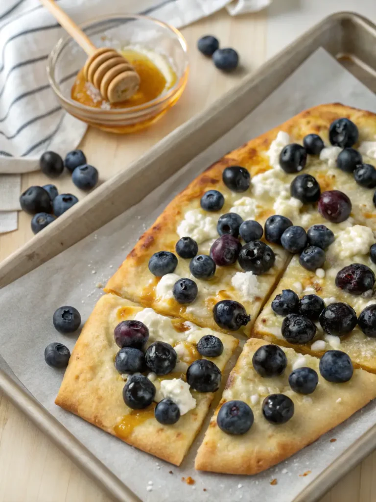 Blueberry Feta Flatbread