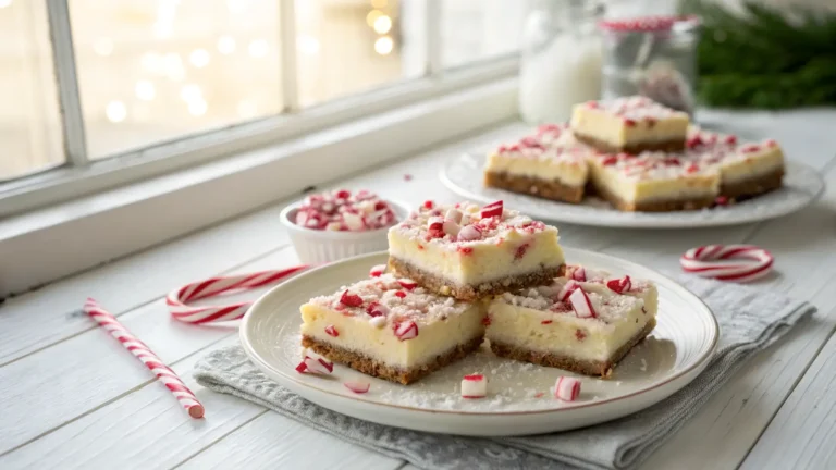 Peppermint Cheesecake Bars