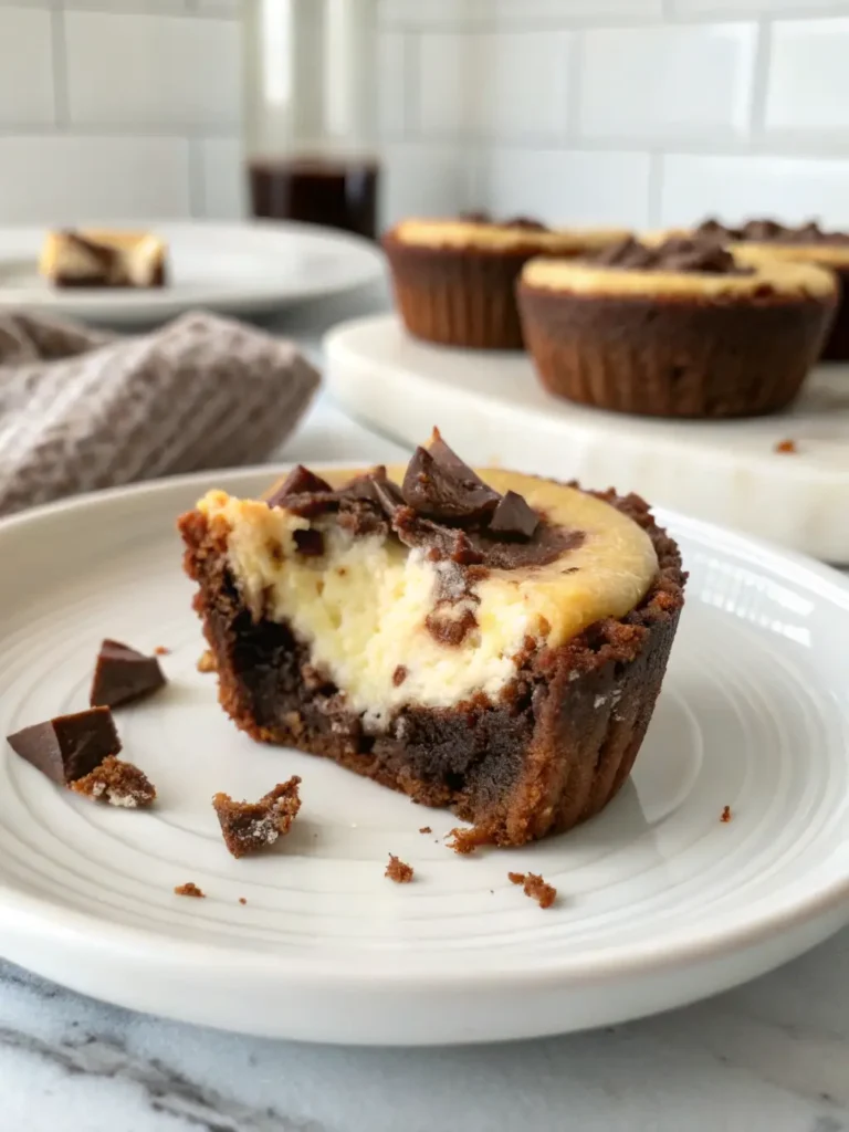 Loaded Brownie Cheesecake Cups