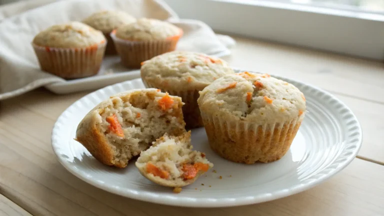 Yogurt Carrot Cake Muffins