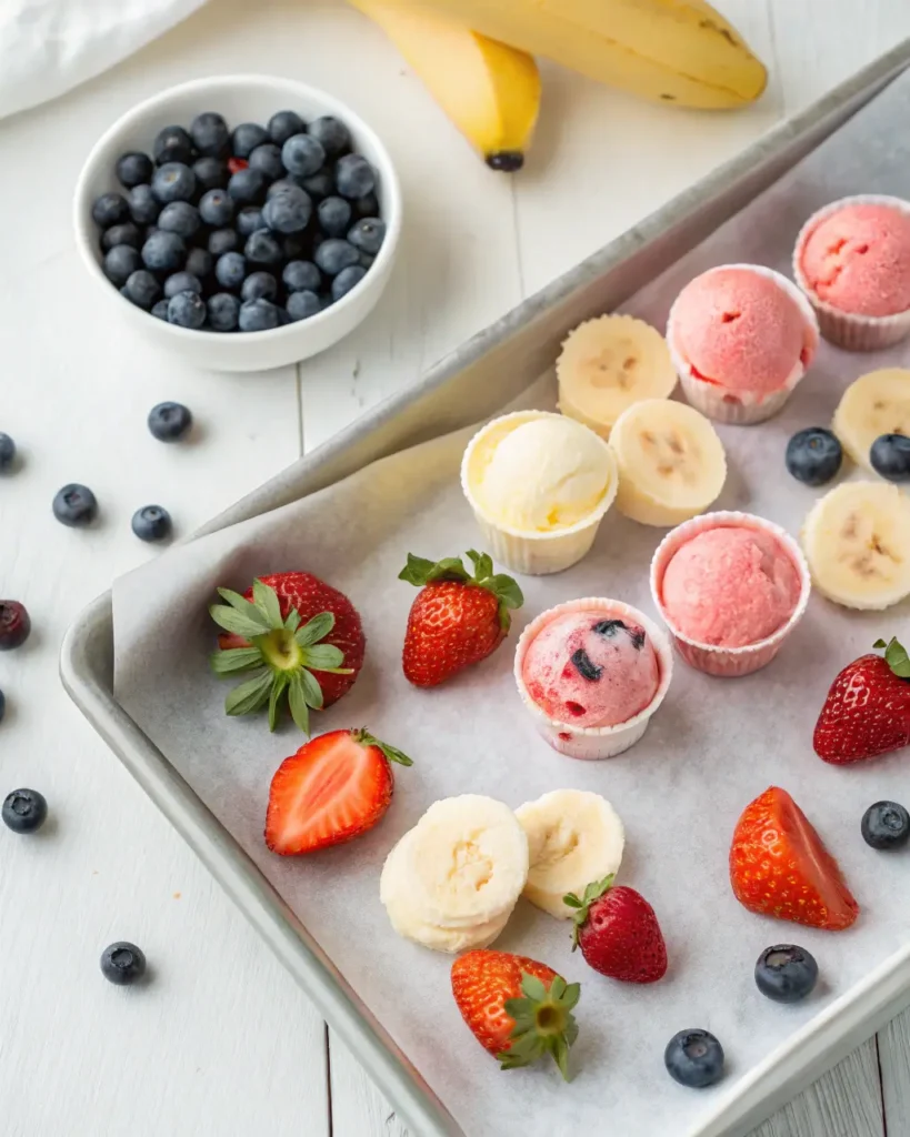 Chocolate Strawberry Frozen Yogurt Bites
