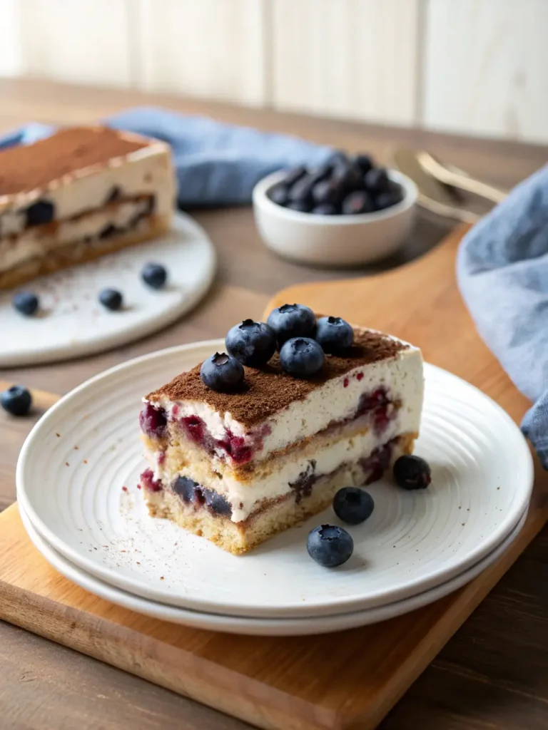 Blueberry Tiramisu