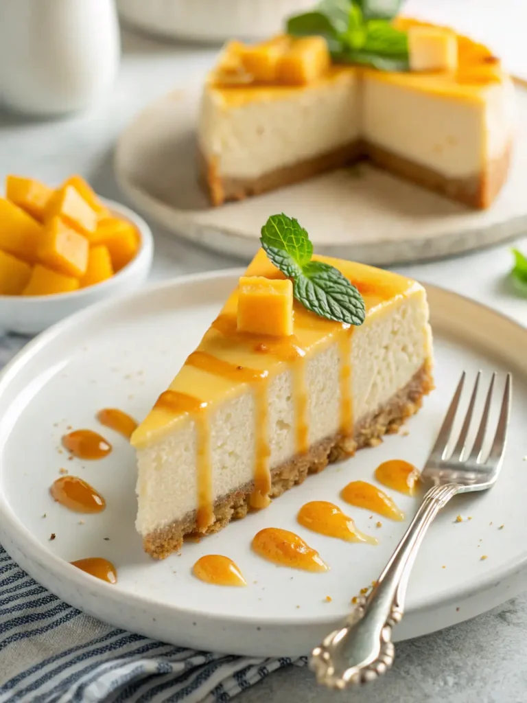 Velvety Mango Cheesecake Bliss
