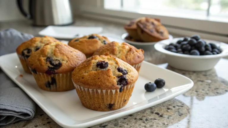 Healthy Blueberry Muffins