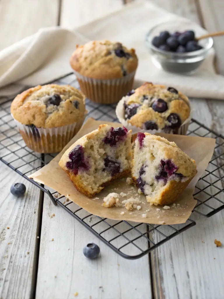 Healthy Blueberry Muffins