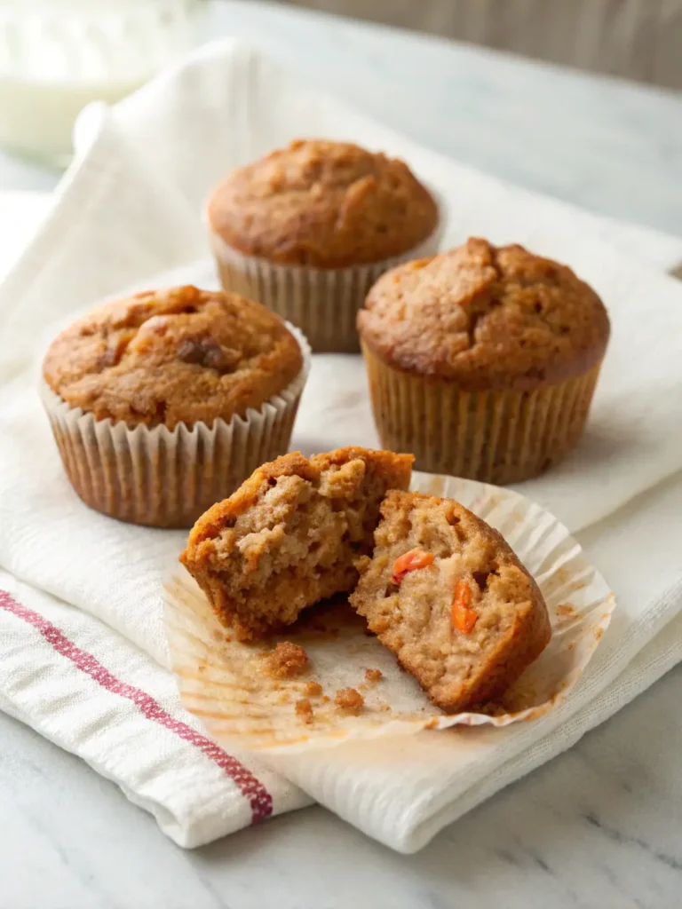 Yogurt Carrot Cake Muffins