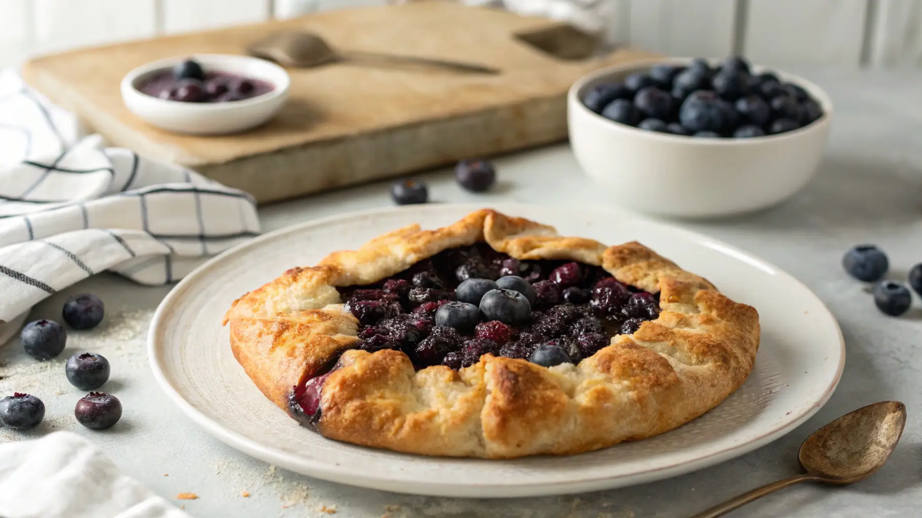 Easy Blueberry Galette