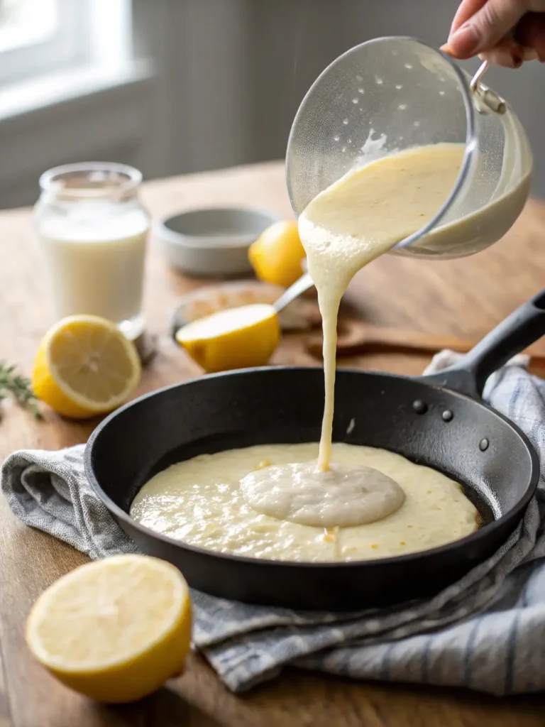 Fluffy Lemon Ricotta Pancakes with Fresh Berries