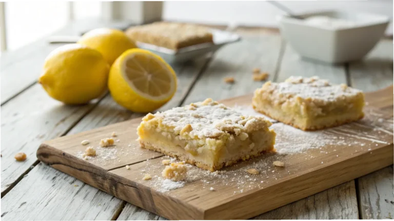 Lemon Oatmeal Crumble Bars