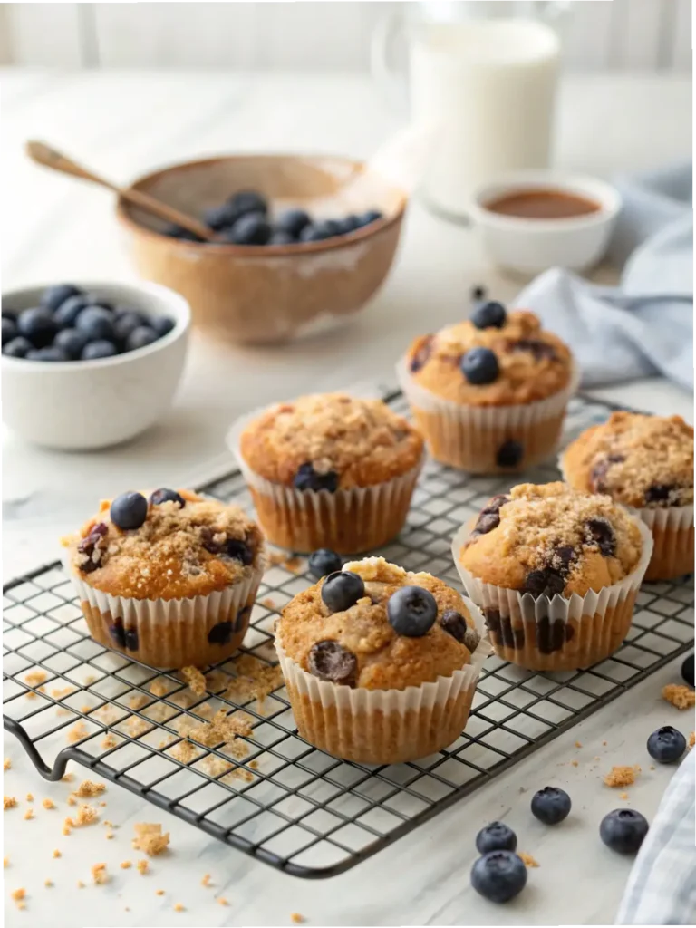Blueberry Coffee Cake Muffins