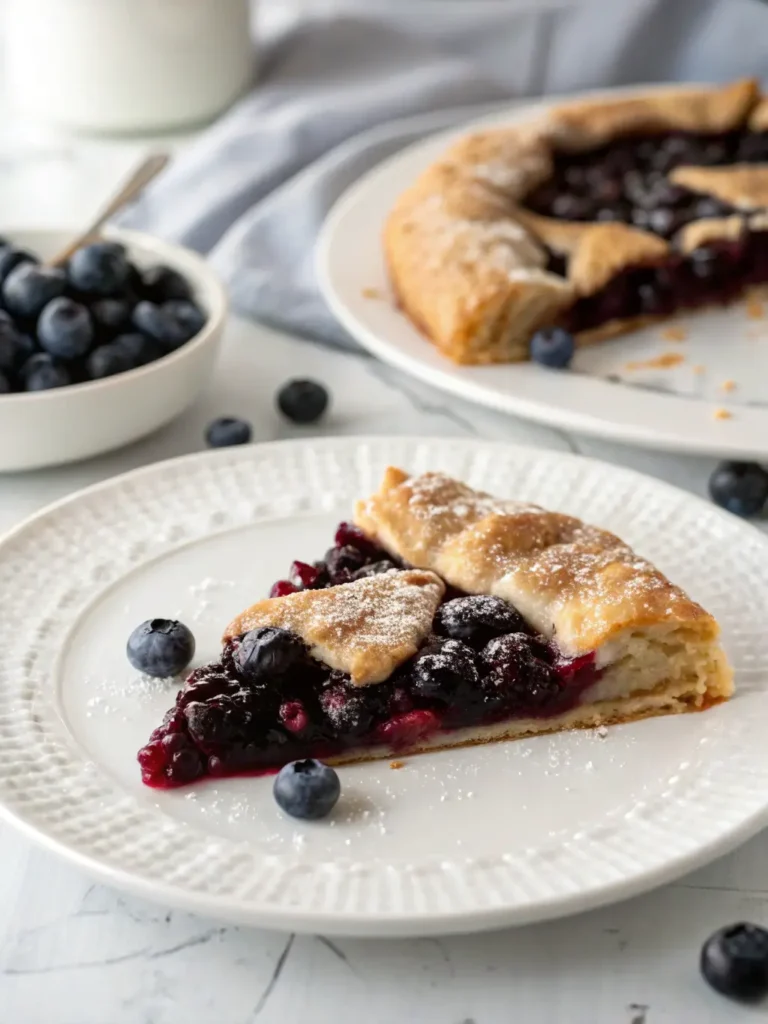 Easy Blueberry Galette