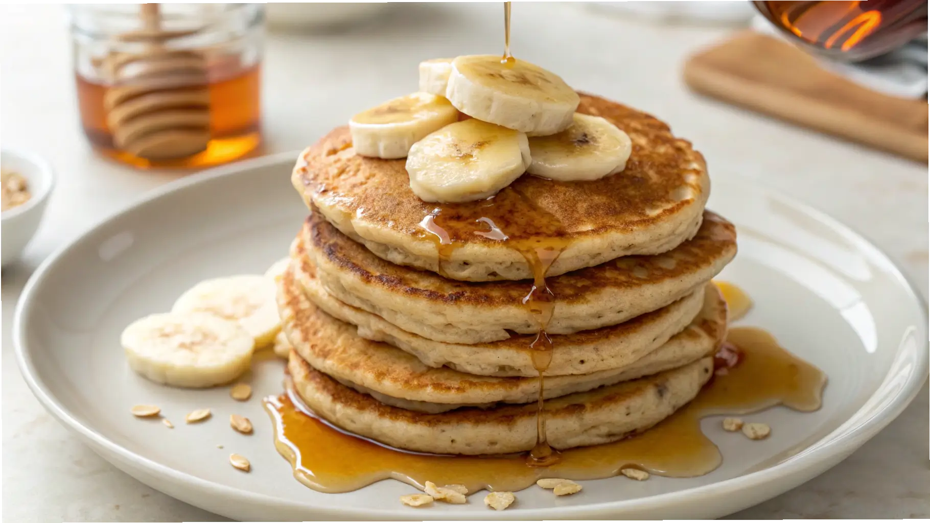 Banana Protein Pancakes