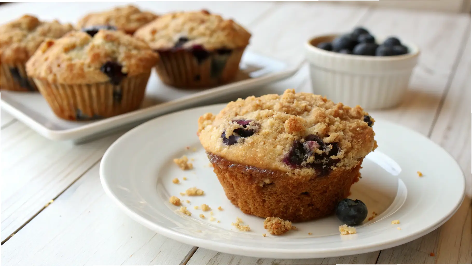 Blueberry Coffee Cake Muffins