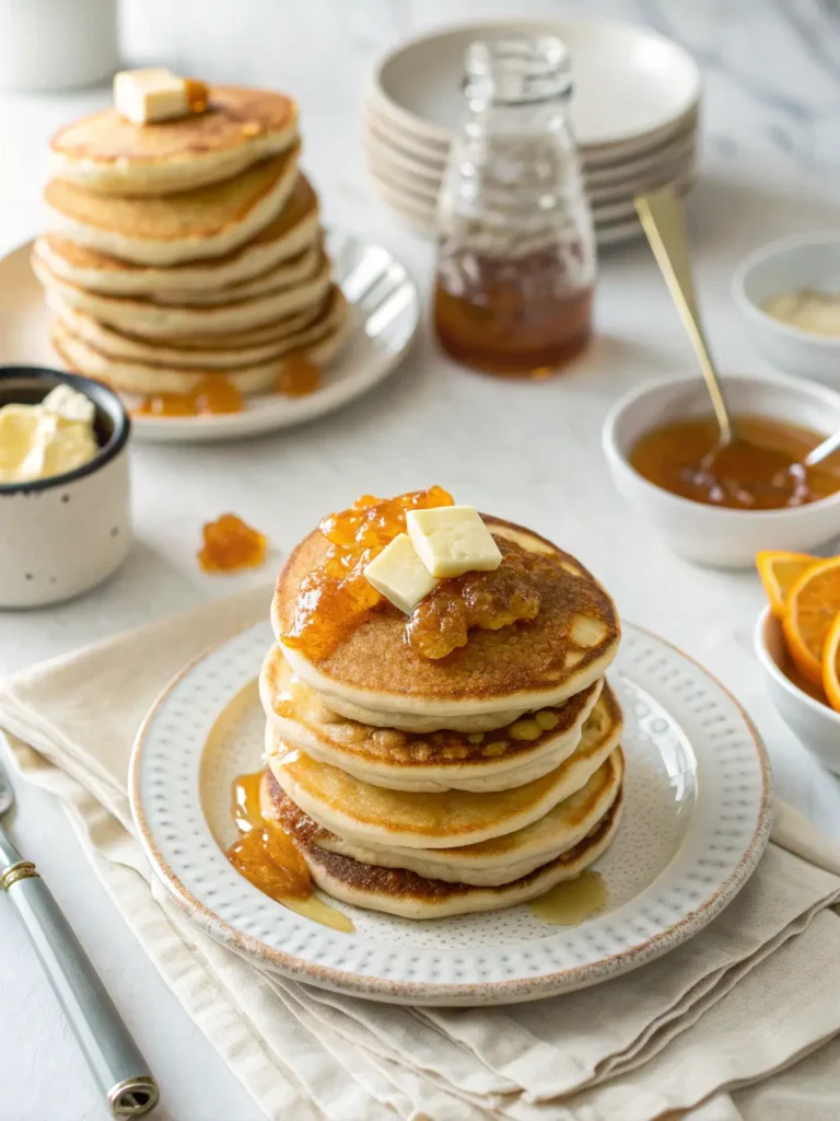 Orange Marmalade Pancakes