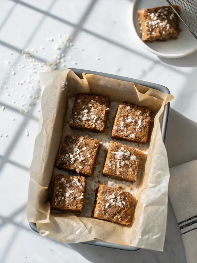 Healthy Coconut Date Energy Squares in 10 Minutes