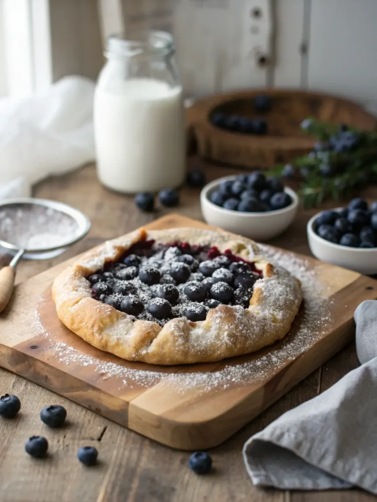 Easy Blueberry Galette