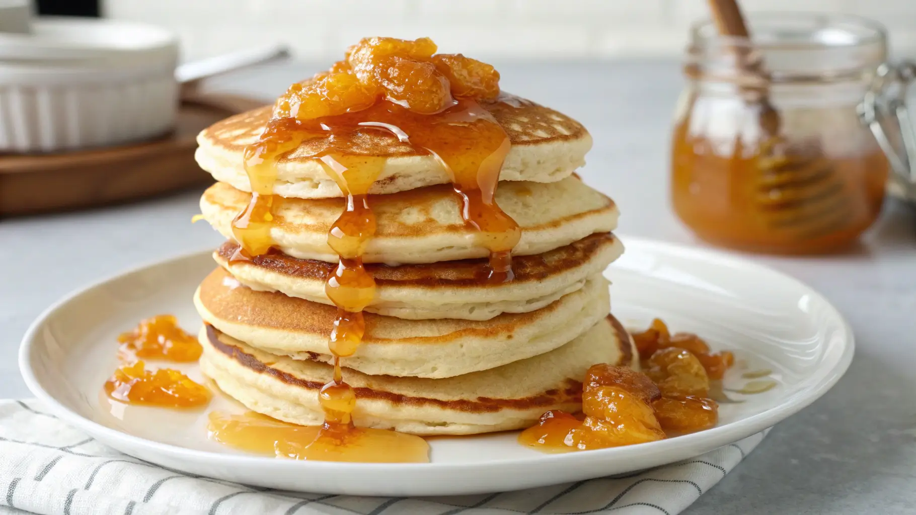 Orange Marmalade Pancakes