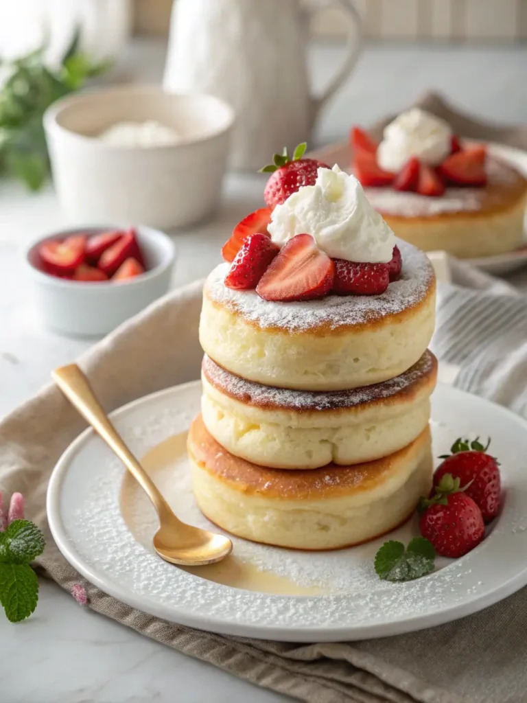 Fluffy Japanese Pancakes