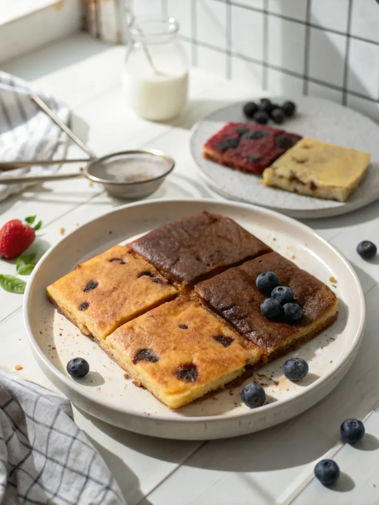 Four-Flavor Sheet Pan Pancakes