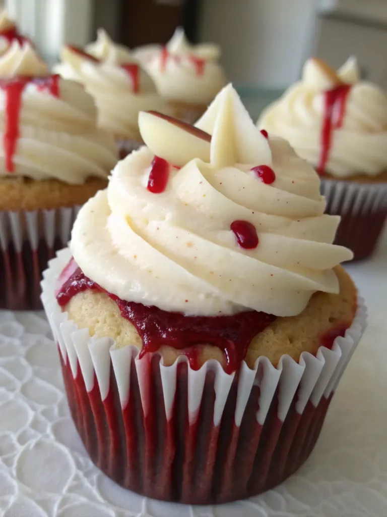 Red Velvet Vampire Cupcakes