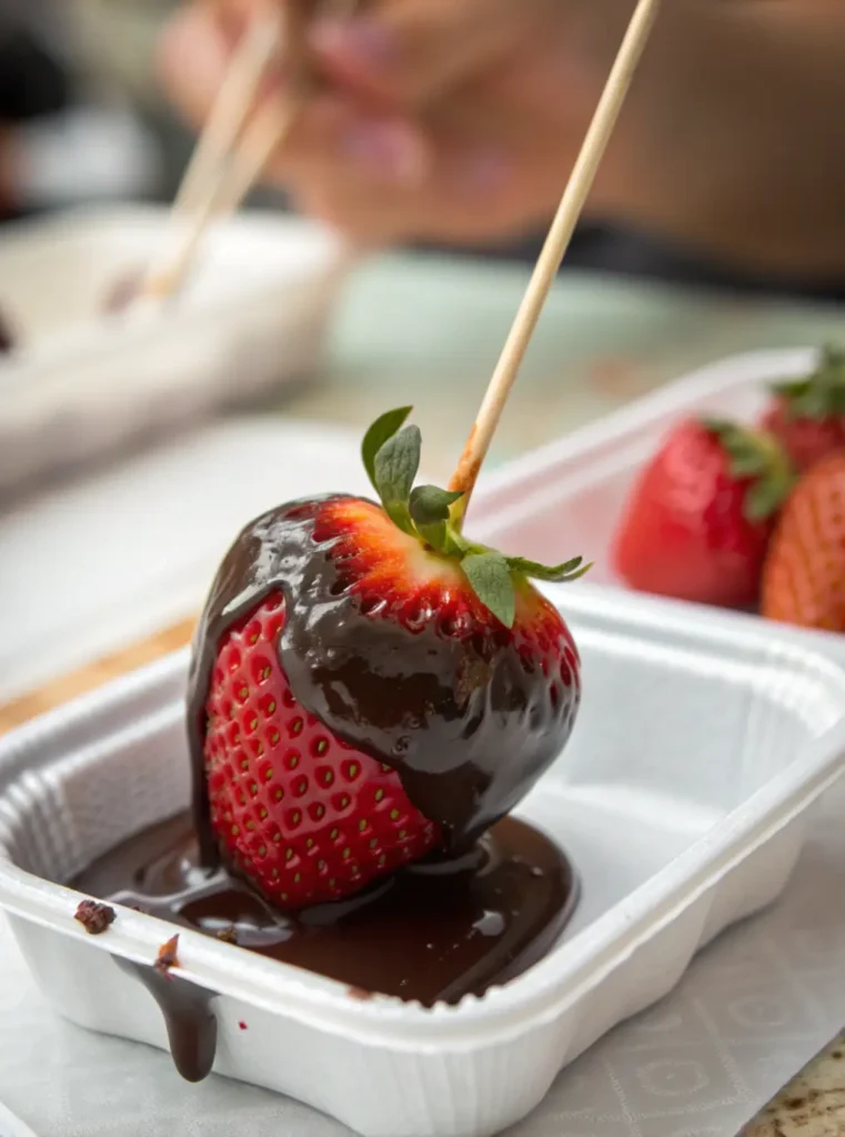 Halloween Chocolate-Covered Strawberries