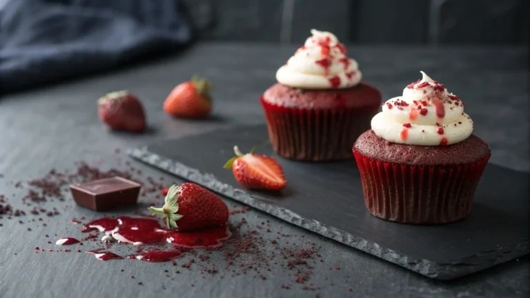 Red Velvet Vampire Cupcakes