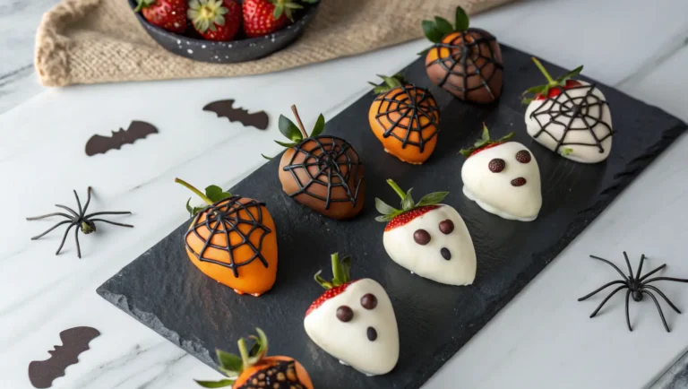 Halloween Chocolate-Covered Strawberries