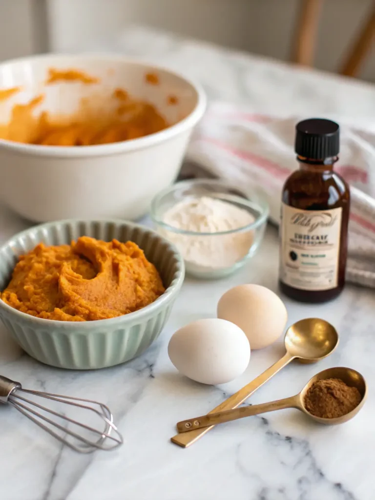Flat Frosting Pumpkin Cupcakes