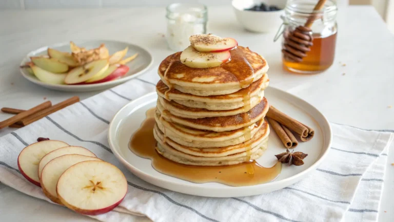 Healthy Apple Pancakes